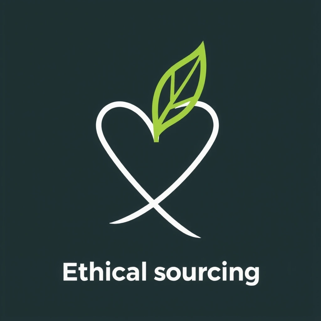 Heart icon representing ethical and sustainable practices